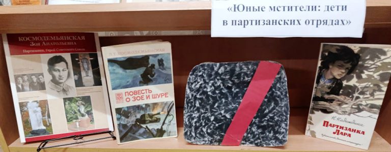 «Уходили в поход партизаны» — книжная выставка